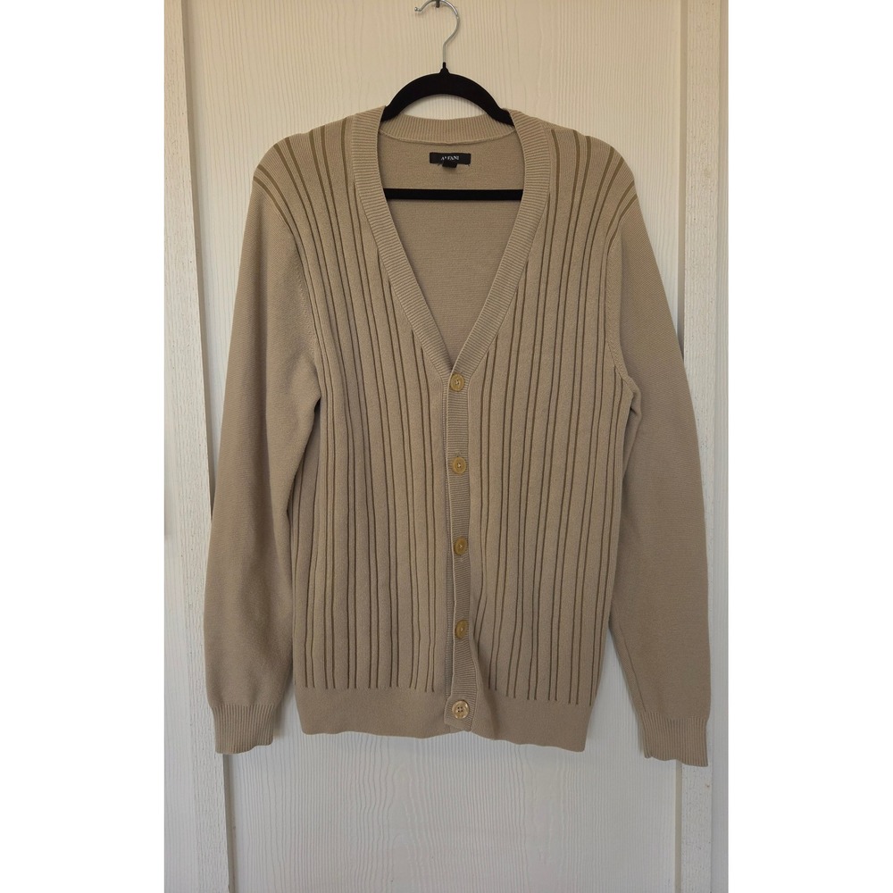 Alfani Cardigan Sweater Size M Academia Preppy Classic Old‎ Money Indie Retro